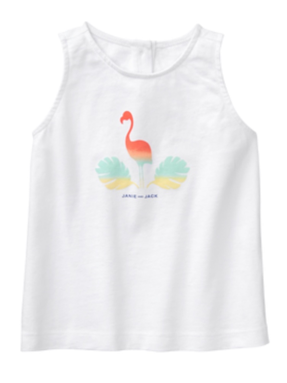 Janie and Jack J&J Sport Flamingo Tank Top Size 6